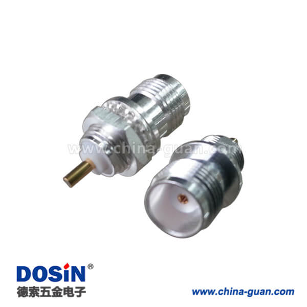 DOSIN-802-1038 tnc視頻母頭直式穿墻焊接同軸射頻連接器