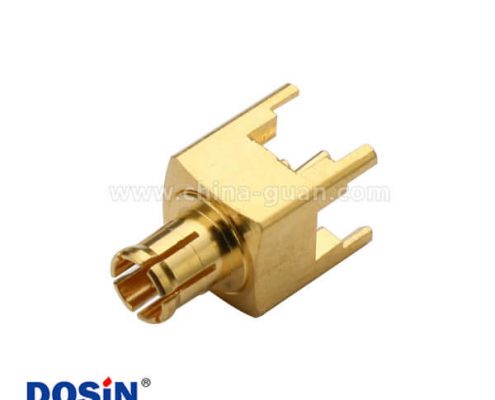 mcx公頭直插式面板安裝射頻同軸連接器