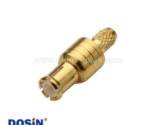 mcx射頻連接器壓接式公頭視頻線接RG178同軸電纜