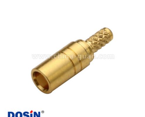 mcx直式壓接式母頭連接器同軸電纜50歐姆RG178