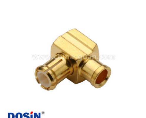 mcx連接器焊接彎式接線UT047同軸電纜接頭