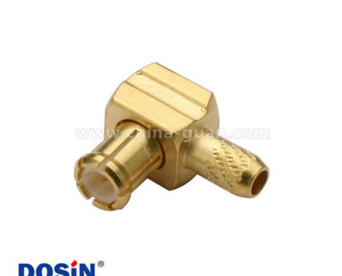 mcx連接器公頭彎式壓接式有線電視同軸線纜RG316