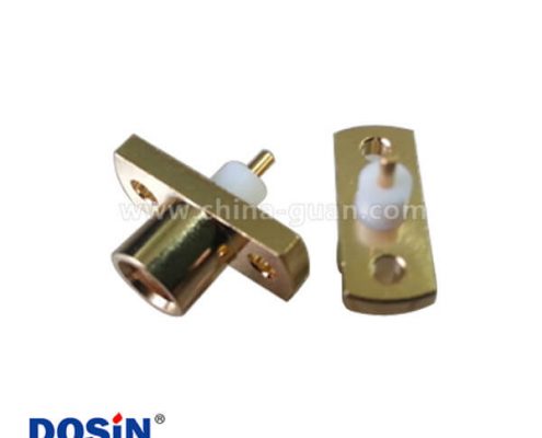 mcx母頭連接器有線電視接頭直式2孔法蘭盤面板安裝