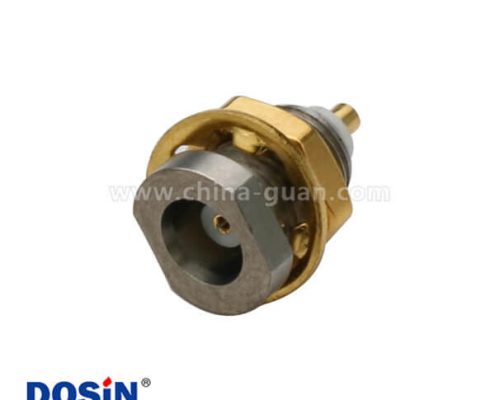 mcx連接器母頭直式穿墻式面板安裝有線電視接頭