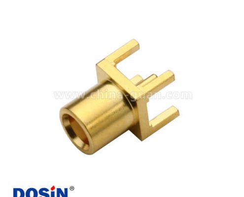 mcx母頭直式PCB板端有線電視線連接頭