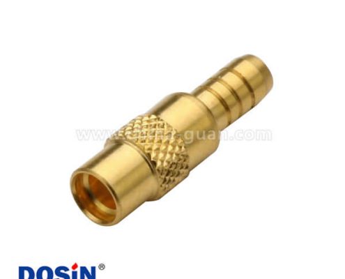 MMCX連接器母頭直式焊接式接線UT085同軸線纜接頭