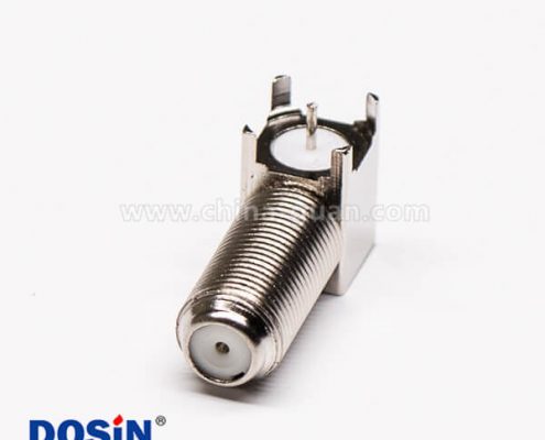 f頭公制英制母頭彎式前鎖穿墻接PCB板