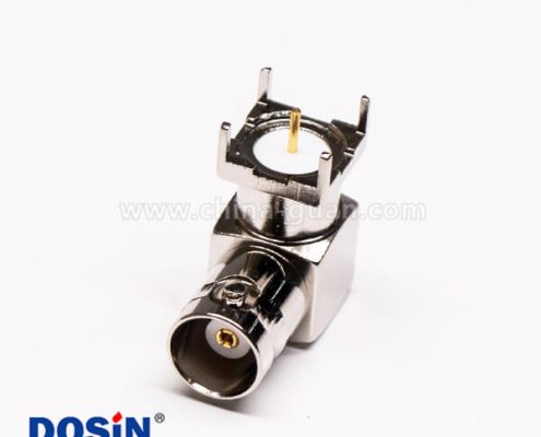 bnc 連接器 90度母頭插孔接PCB板接頭