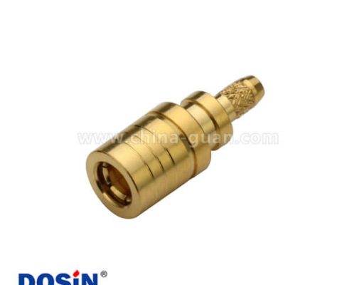 smb直式壓接公頭鍍金接射頻同軸電纜RG179