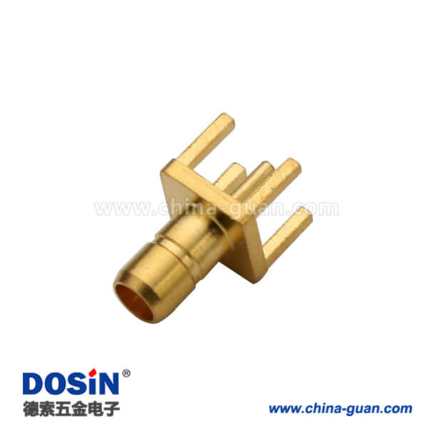 smb直插母頭pcb插板連接器75歐姆