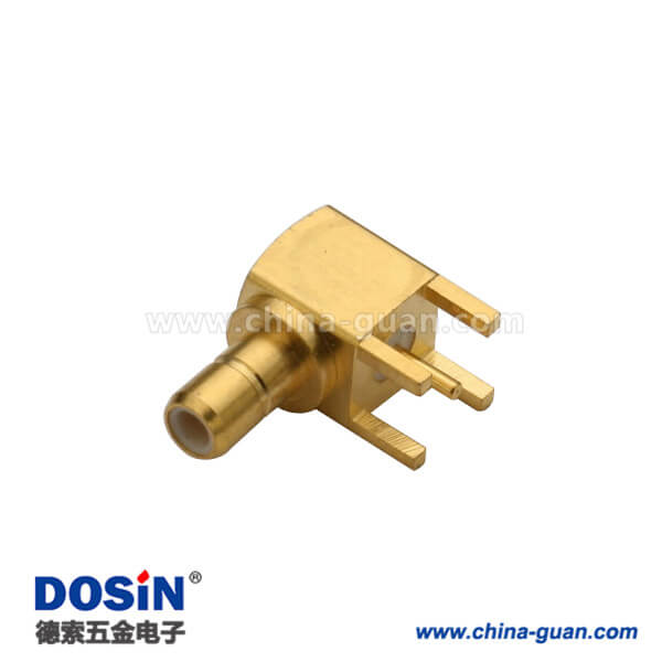 626-0204 smb彎插鍍金母頭連接器pcb電路板