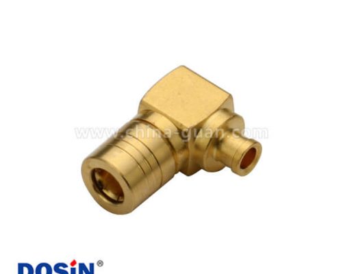 smb彎式焊接公頭常用射頻同軸連接器接線纜UT085