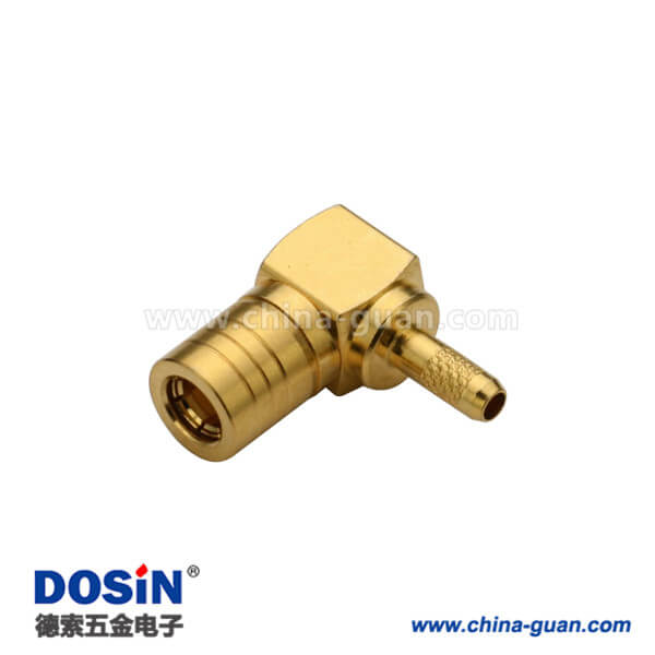 626-0218 smb彎式公頭壓接式有線電視線連接器線纜RG316,174