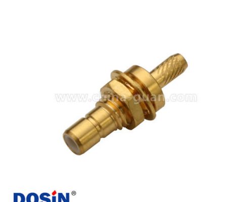 smb母頭鍍金穿墻直式有線電視接頭同軸電纜RG316