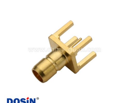 SMB直插鍍金母頭射頻pcb連接器直插連接器