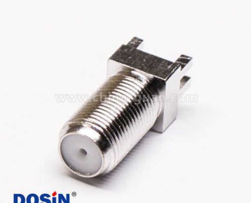 f型帶牙快速接頭母頭直式卡板接PCB