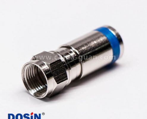 優(yōu)質擠壓式F公頭接RG6同軸線纜