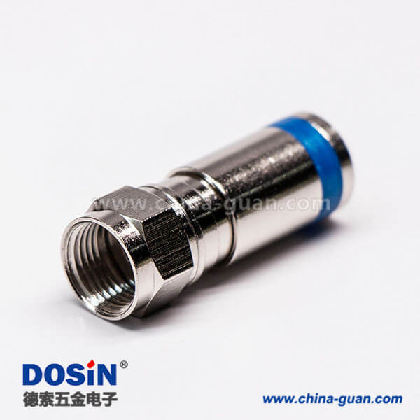 優(yōu)質(zhì)擠壓式F公頭接RG6同軸線(xiàn)纜