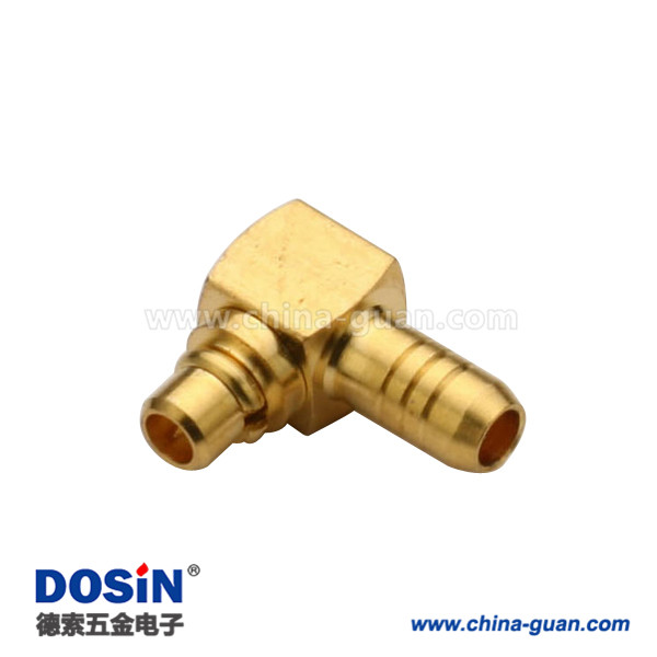 DOSIN-809-1511 mmcx彎式連接器壓接公頭射頻同軸連接線RG316