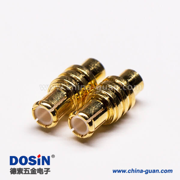 10-3 MCX插頭180度直式公頭接線焊接