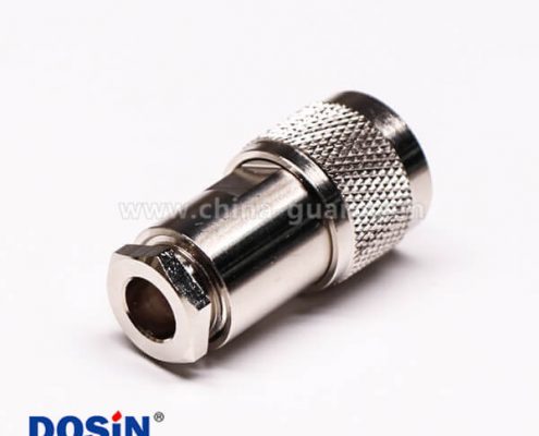 12-1 同軸電纜UHF接頭公頭直式金針螺母鎖緊