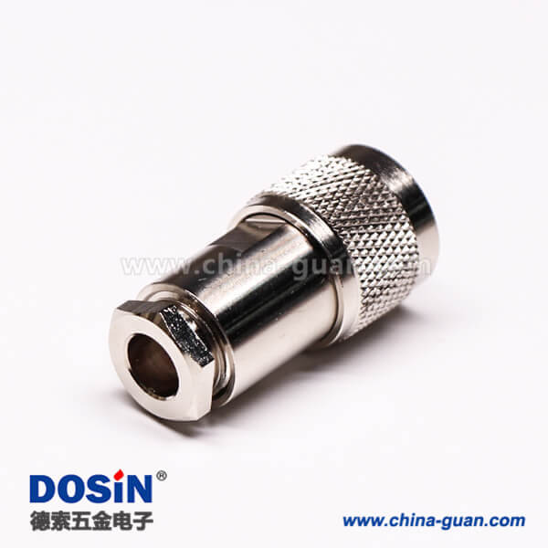 12-1 同軸電纜UHF接頭公頭直式金針螺母鎖緊