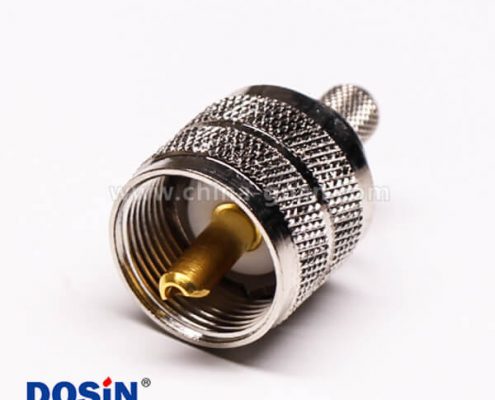 16 uhf型射頻同軸連接器直式公頭UHF-C-4