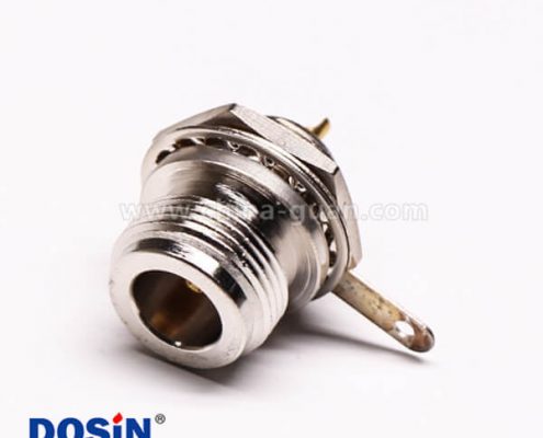 uhf母頭單邊前鎖穿墻直式UHF-KY板端連接器