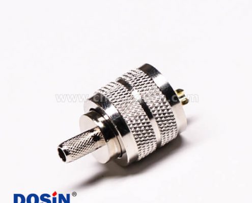 uhf連接器公頭直式壓接式UHF-C-J5接線(xiàn)