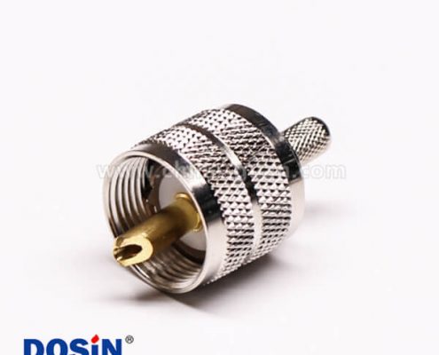 uhf連接器公頭直式壓接式UHF-C-J5接線(xiàn)