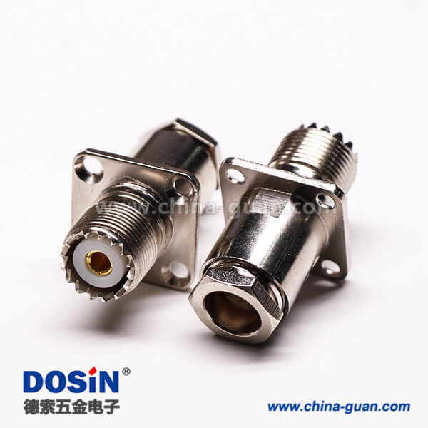 23-4 uhf母頭法蘭安裝UHF-KF7直式接面板