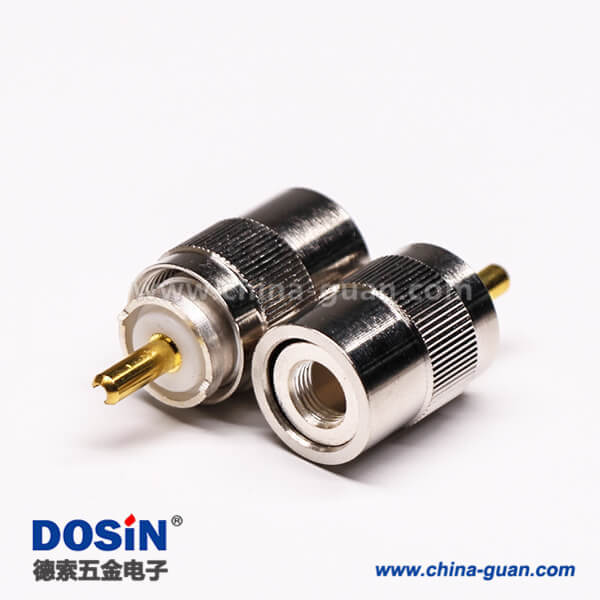 29-3 uhf公頭連接器焊接直式接線UHF-SL16-T13