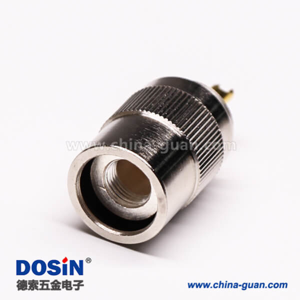 uhf公頭連接器焊接直式接線UHF-SL16-T13