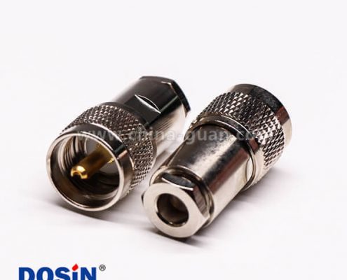 uhf公頭直式同軸線纜螺母鎖緊式UHF-J27