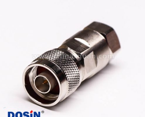 33 N型直公180度螺母鎖緊式射頻同軸連接器