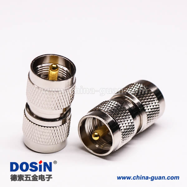 36-1 UHF轉(zhuǎn)接頭直式UHF-JJ公轉(zhuǎn)公同軸電纜