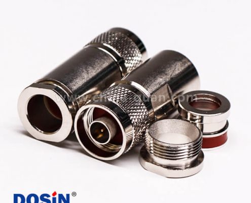 優(yōu)質(zhì)射頻同軸連接器N型直式公頭螺母鎖緊