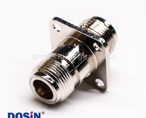 N頭法蘭式連接器直式母頭轉(zhuǎn)接頭四孔法蘭