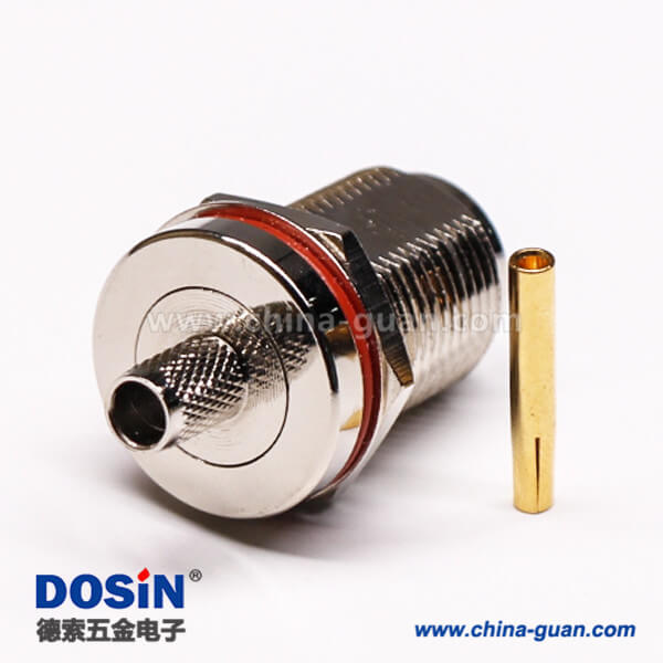 56-1 防水接頭連接器N型直式母頭穿墻防水壓接