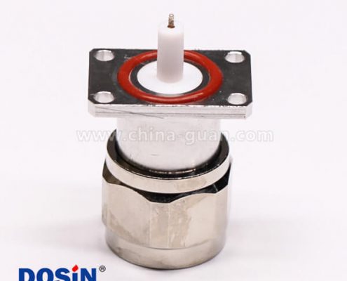 n型射頻同軸法蘭連接器公頭帶防水圈