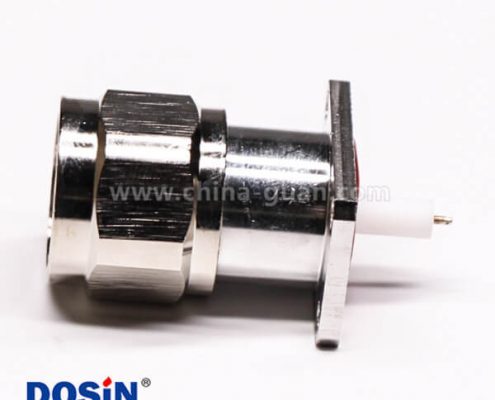 n型射頻同軸法蘭連接器公頭帶防水圈