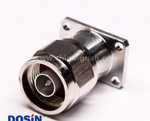 n型射頻同軸法蘭連接器公頭帶防水圈