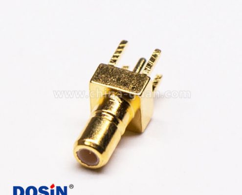 SSMB直式連接器PCB電路板直插鍍金母頭