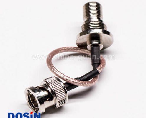 F頭轉(zhuǎn)公頭直式180度組裝線材壓接