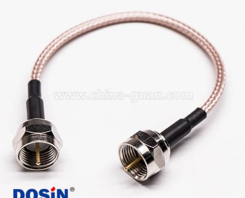 射頻線接SMA直式母頭轉(zhuǎn)MMCX彎公頭組裝線材壓接