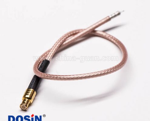 MCX射頻同軸線直式公頭壓接式