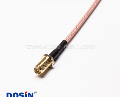 RP SMA型射頻接口母頭直式壓接式