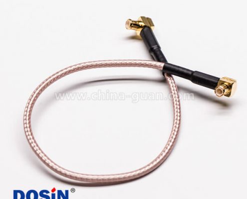 RF同軸線MCX彎式90度公頭轉(zhuǎn)MCX公頭接RG316