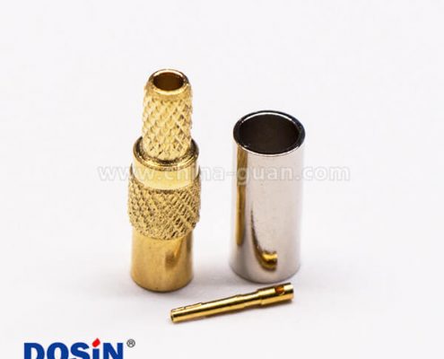 8-2 MMCX同軸連接器直式公頭壓接式接同軸線纜