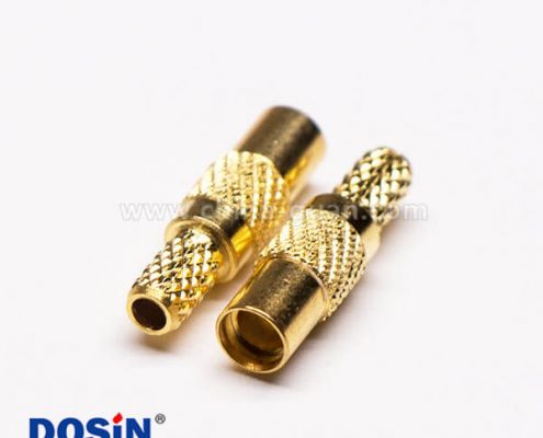 8-4 MMCX同軸連接器直式公頭壓接式接同軸線纜